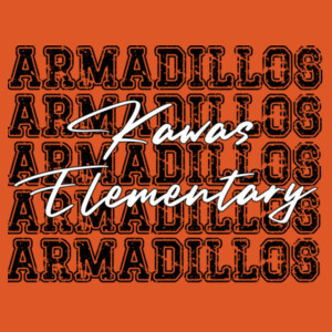 Kawas Elementary Armadillos 03-004 - Adult Cooling Performance Short Sleeve Tee Design
