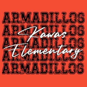 Kawas Elementary Armadillos 03-004 - Adult Softstyle ® T Shirt Design