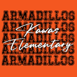 Kawas Elementary Armadillos 03-004 - Youth Heavy Cotton 100% Cotton T Shirt Design