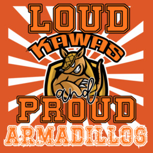 Loud & Proud Kawas Elementary 03-007 - Adult Cooling Performance Short Sleeve Tee Design