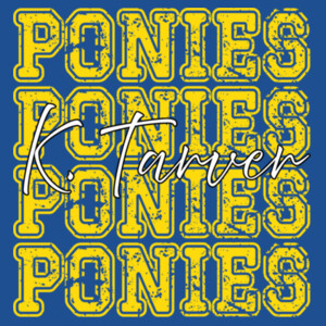 Ponies 4X 20A-002 - Adult Softstyle ® T Shirt Design