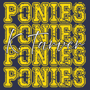 Ponies 4X 20A-002 - Heavy Blend Crewneck Sweatshirt Design