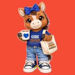 Bronco Mascot 05A-103 - Adult Softstyle ® T Shirt Design