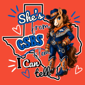 She's from CSBS I Can Tell 05A-105 - Heavy Blend Crewneck Sweatshirt Design