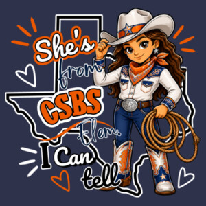 She's from CSBS I Can Tell 05A-106 - Youth Heavy Cotton 100% Cotton T Shirt Design