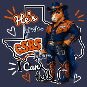 He's from CSBS I Can Tell 05A-108 - Heavy Blend Crewneck Sweatshirt Design