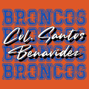 Broncos 4X 05A-114 - Adult Cooling Performance Long Sleeve Tee Design