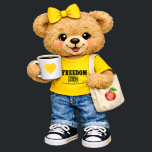 Freedom Bear 05A-600 - Youth Heavy Cotton 100% Cotton T Shirt Design