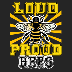Loud & Proud Bees 02A-100 - Adult Cooling Performance Long Sleeve Tee Design