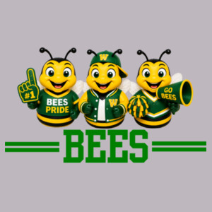 Bees Green 02A-105 - Adult Cooling Performance Short Sleeve Tee Design