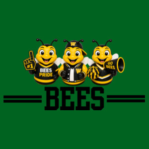 Bees 02A-106 - Adult Cooling Performance Long Sleeve Tee Design