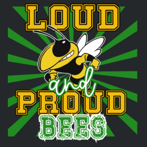 Loud & Proud Bees 02A-109 - Heavy Blend Crewneck Sweatshirt Design