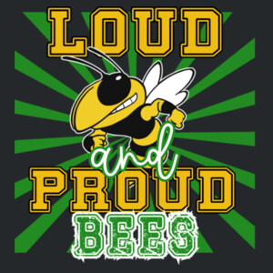 Loud & Proud Bees 02A-109 - Youth Heavy Cotton 100% Cotton T Shirt Design