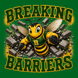 Breaking Barriers Bees 02A-110 - Youth Cooling Performance Short Sleeve Tee Design