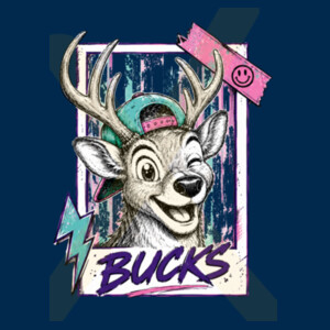 Photo Frame Bucks 05A-512 - Adult Cooling Performance Long Sleeve Tee Design