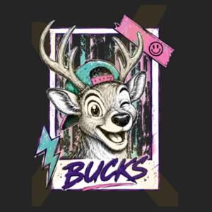 Photo Frame Bucks 05A-512 - Adult Cooling Performance Short Sleeve Tee Design
