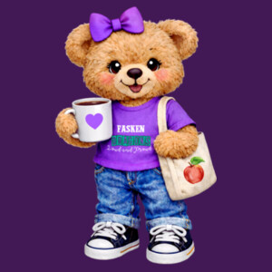 Fasken Elementary Bear 05B-303 - Youth Cooling Performance Short Sleeve Tee Design