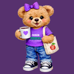 Fasken Elementary Bear 05B-303 - Adult Softstyle ® T Shirt Design