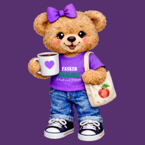 Fasken Elementary Bear 05B-303 - Youth Heavy Cotton 100% Cotton T Shirt Design