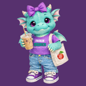 Fasken Dragon 05B-304 - Adult Softstyle ® T Shirt Design