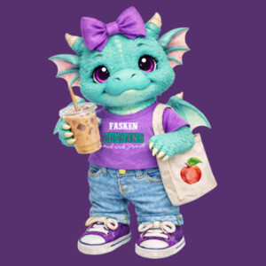 Fasken Dragon 05B-304 - Youth Heavy Cotton 100% Cotton T Shirt Design