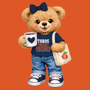 Toros Newman Bear 03-000 - Adult Cooling Performance Long Sleeve Tee Design