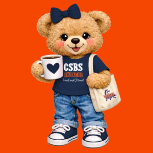 CSBS Broncos Bear 05A-007 - Adult Cooling Performance Long Sleeve Tee Design