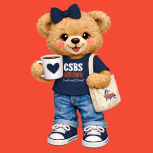 CSBS Broncos Bear 05A-007 - Heavy Blend Crewneck Sweatshirt Design