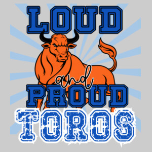 Loud and proud toros 05A-012 - Heavy Blend Crewneck Sweatshirt Design