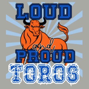 Loud and proud toros 05A-012 - Youth Heavy Cotton 100% Cotton T Shirt Design