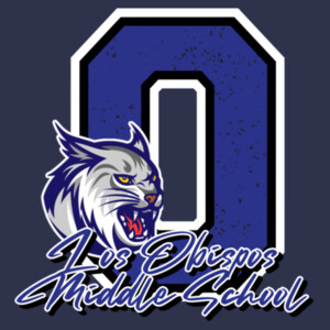 Los Obispos Middle School 06A-900 - Heavy Blend Crewneck Sweatshirt Design