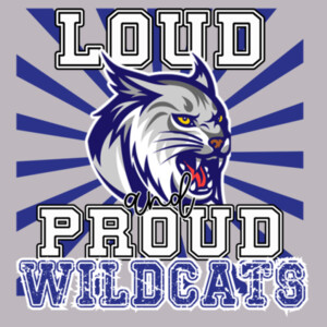 Loud & Proud Wildcats 06A-903 - Youth Cooling Performance Short Sleeve Tee Design