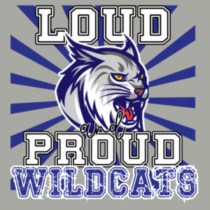 Loud & Proud Wildcats 06A-903 - Youth Heavy Cotton 100% Cotton T Shirt Design