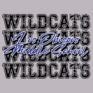 Los Obispos Middle School Wildcats 4X Black 06A-905 - Adult Cooling Performance Short Sleeve Tee Design