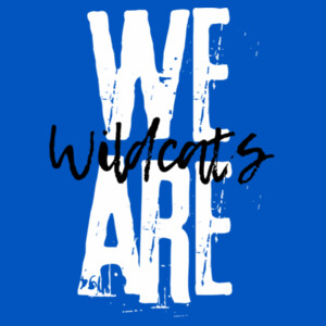 We are wildcats 06A-907 - Adult Cooling Performance Long Sleeve Tee Design