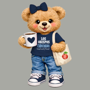 Los Obispos Bear 06A-908 - Youth Heavy Cotton 100% Cotton T Shirt Design