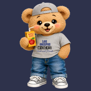 Los Obispos Bear 06A-909 - Youth Heavy Cotton 100% Cotton T Shirt Design