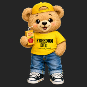 Freedom Bear 05A-606 - Youth Cooling Performance Short Sleeve Tee Design