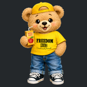 Freedom Bear 05A-606 - Heavy Blend Crewneck Sweatshirt Design
