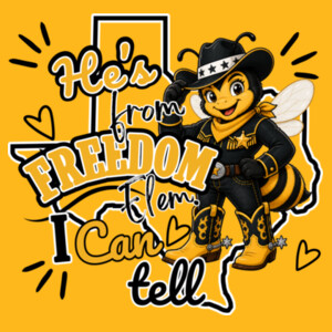 He's from Freedom, I Can Tell 06A-607 - Heavy Blend Crewneck Sweatshirt Design