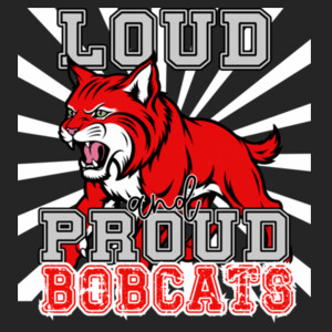 Loud and Proud Bobcats 07A-102 - Adult Cooling Performance Long Sleeve Tee Design