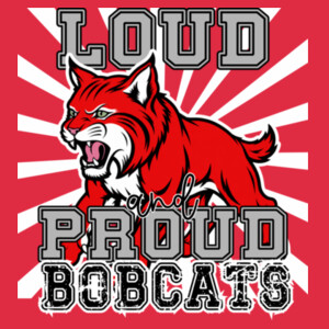 Loud and Proud Bobcats 07A-103 - Heavy Blend Crewneck Sweatshirt Design