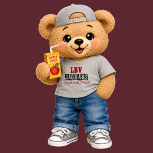 LBV Jaguars – Loud and Proud Bear 06A-305 - Adult Softstyle ® T Shirt Design