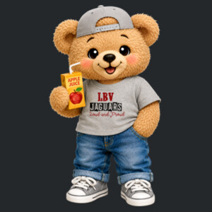 LBV Jaguars – Loud and Proud Bear 06A-305 - Heavy Blend Crewneck Sweatshirt Design