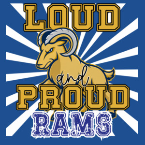 Loud and Proud Rams 07A-202 - Adult Softstyle ® T Shirt Design