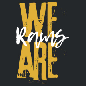 We Are Rams Gold 07A-204 - Youth Heavy Cotton 100% Cotton T Shirt Design