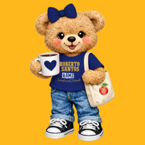 Roberto Santos Rams – Loud and Proud Bear 07A-207 - Adult Softstyle ® T Shirt Design