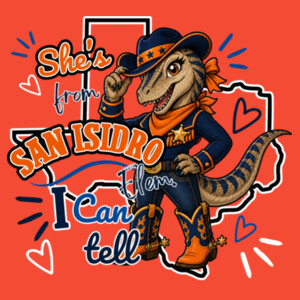 She's from San Isidro, I Can Tell 05D-000 - Adult Softstyle ® T Shirt Design