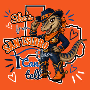 She's from San Isidro, I Can Tell 05D-000 - Youth Heavy Cotton 100% Cotton T Shirt Design