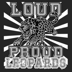 Loud and Proud Leopards 07A-310 - Adult Cooling Performance Long Sleeve Tee Design
